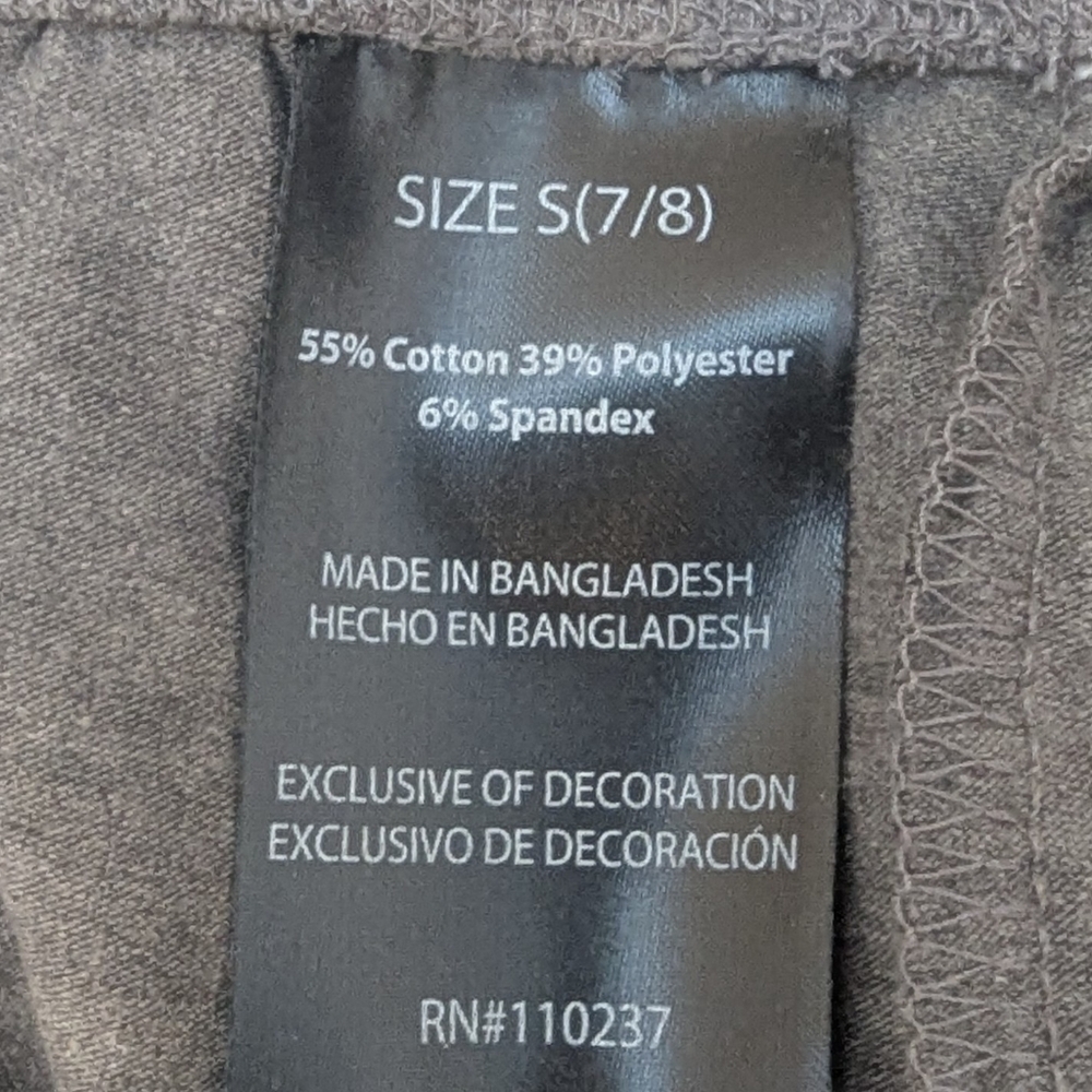 VIGOSS Comfy Leggings Gray, Black, Pearl Gray, size S (7/8) - set of 3 NWT - Picture 3 of 3